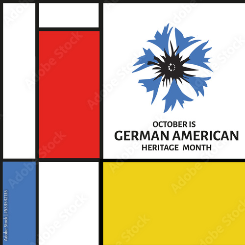 German American Heritage month is october.
