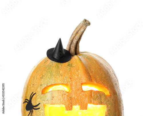 Jack-O-Lantern pumpkin with...