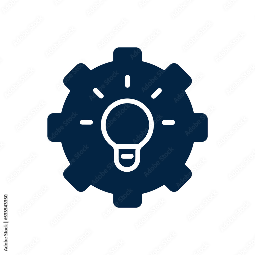 Creative idea icon. Simple element illustration. Creative idea concept outline symbol design.