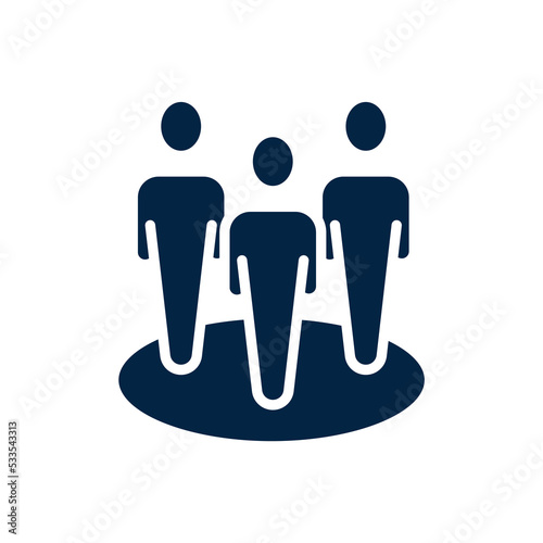 teamwork icon. Simple element illustration. teamwork concept outline symbol design.