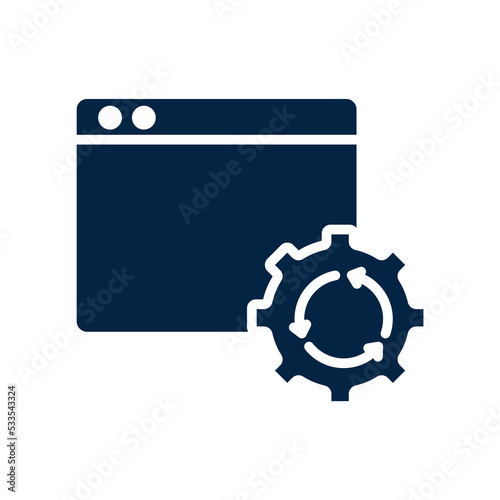 setting parameters icon. Simple element illustration. setting parameters concept outline symbol design.