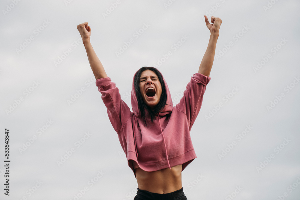 happy person. Sport fit woman. Fitness. Diet. happy person. Sport fit woman. Fitness. Diet.
