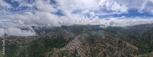 Ngadas Village near of Bromo Mt.  Ngadas is a village in the Poncokusumo District, Malang Regency, East Java Province