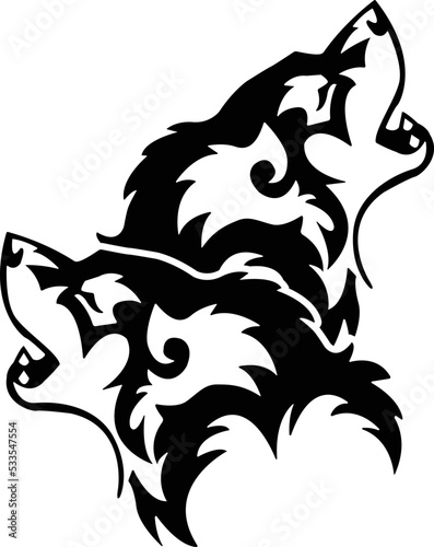 Wolf Silhouette Vector