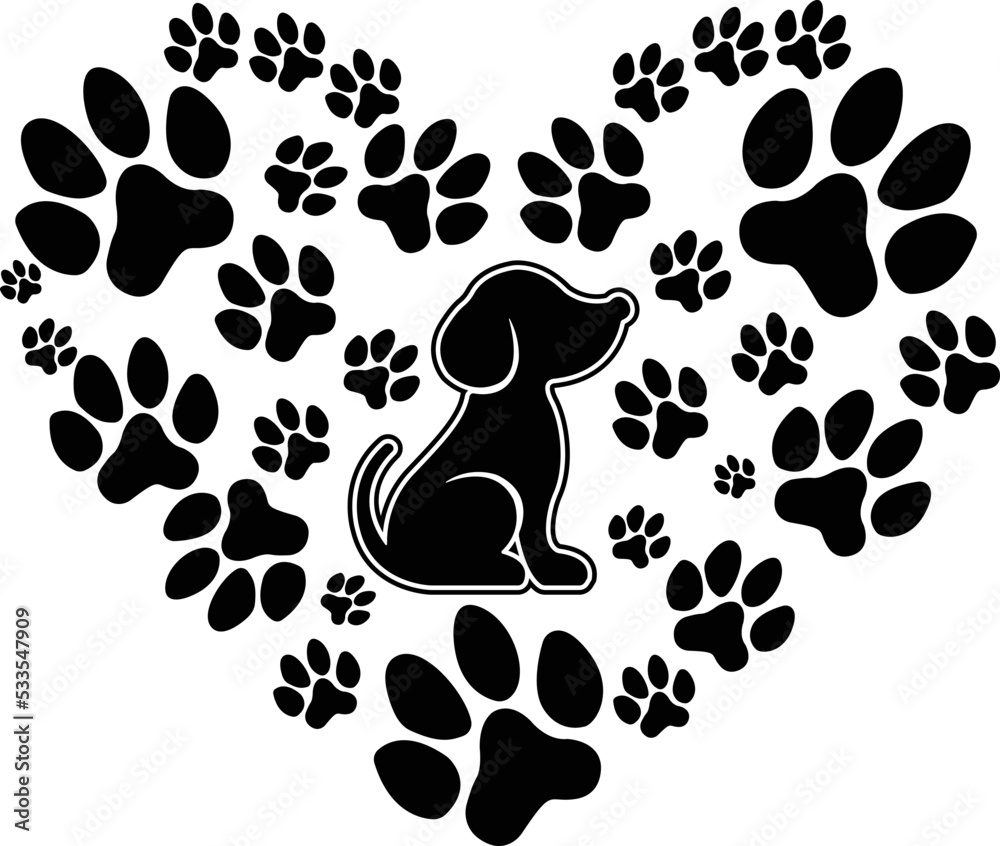 Cat and Dog Silhouette Vector Cat and Dog Silhouette Vector