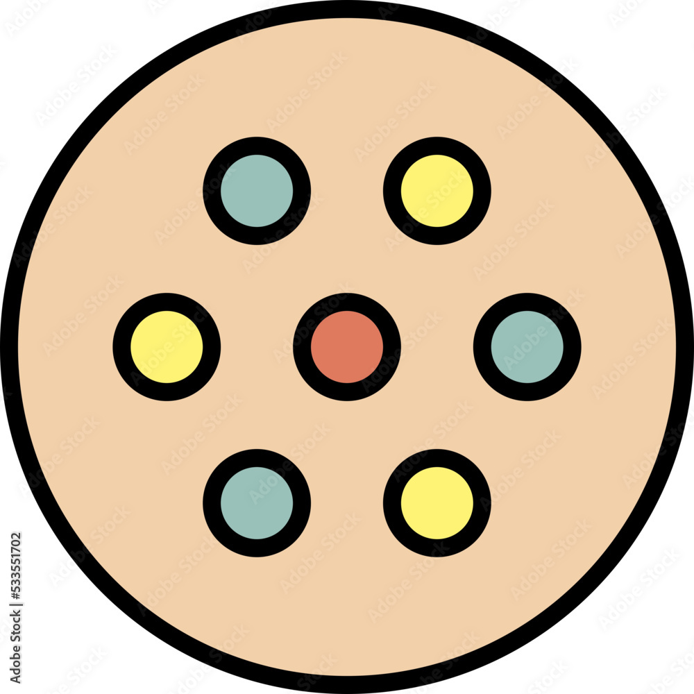 Fototapeta premium cookies icon