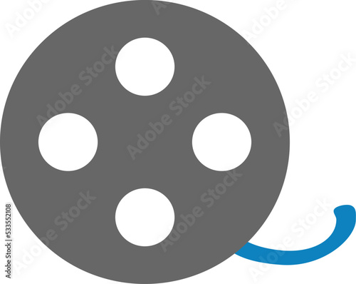Filmography  Premium vector icon symbol image 