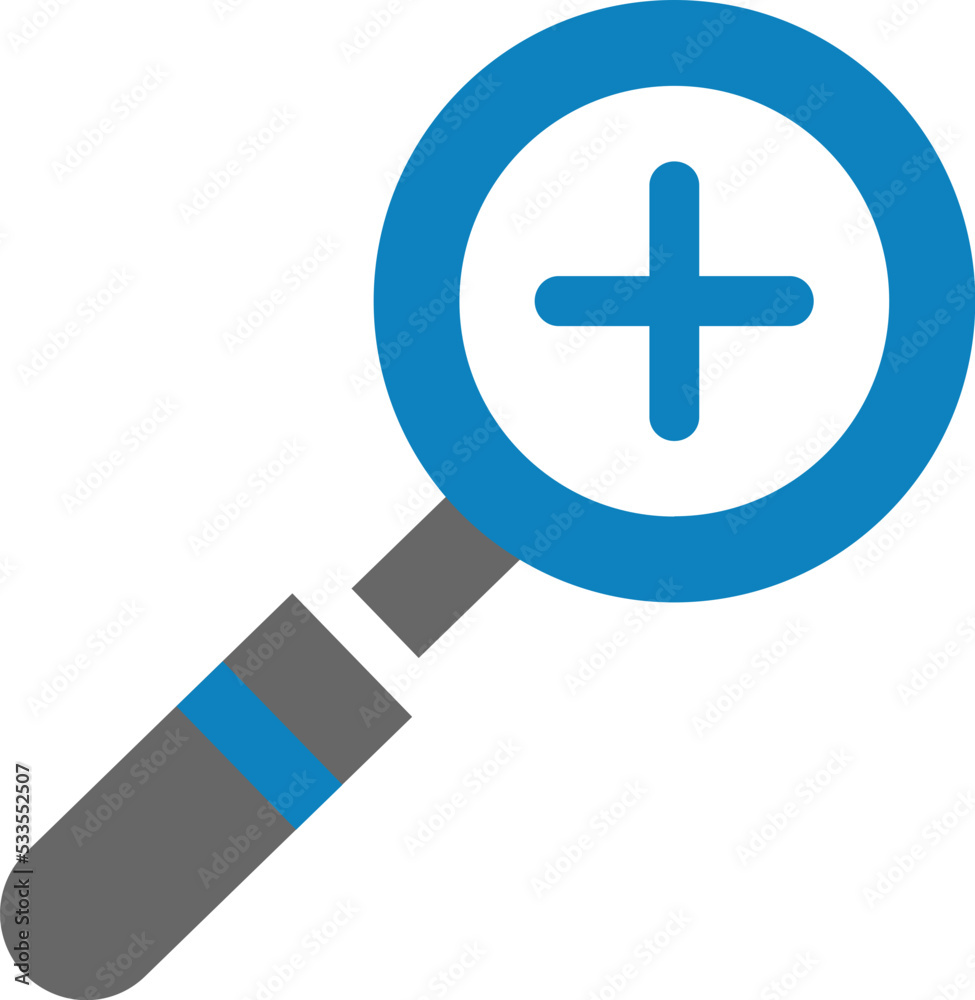 Fototapeta premium vector magnifying glass icon