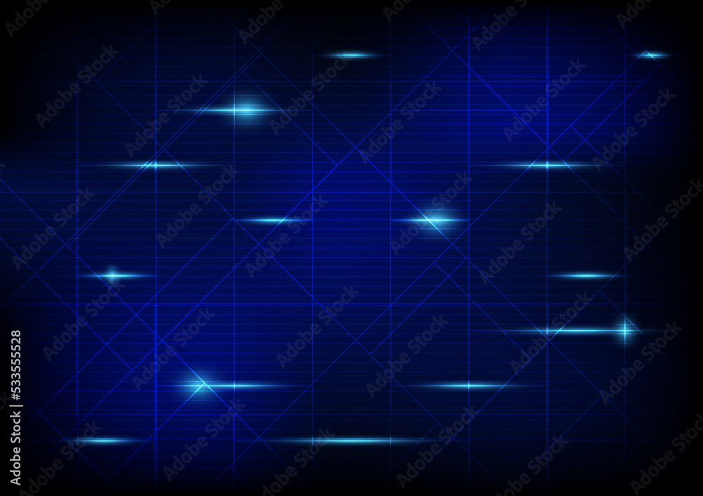 digital firewall net hitech with blue neon light wireless abstract background. futuristic laser art technology online vector. computer telecoms internet wifi design for communication network.