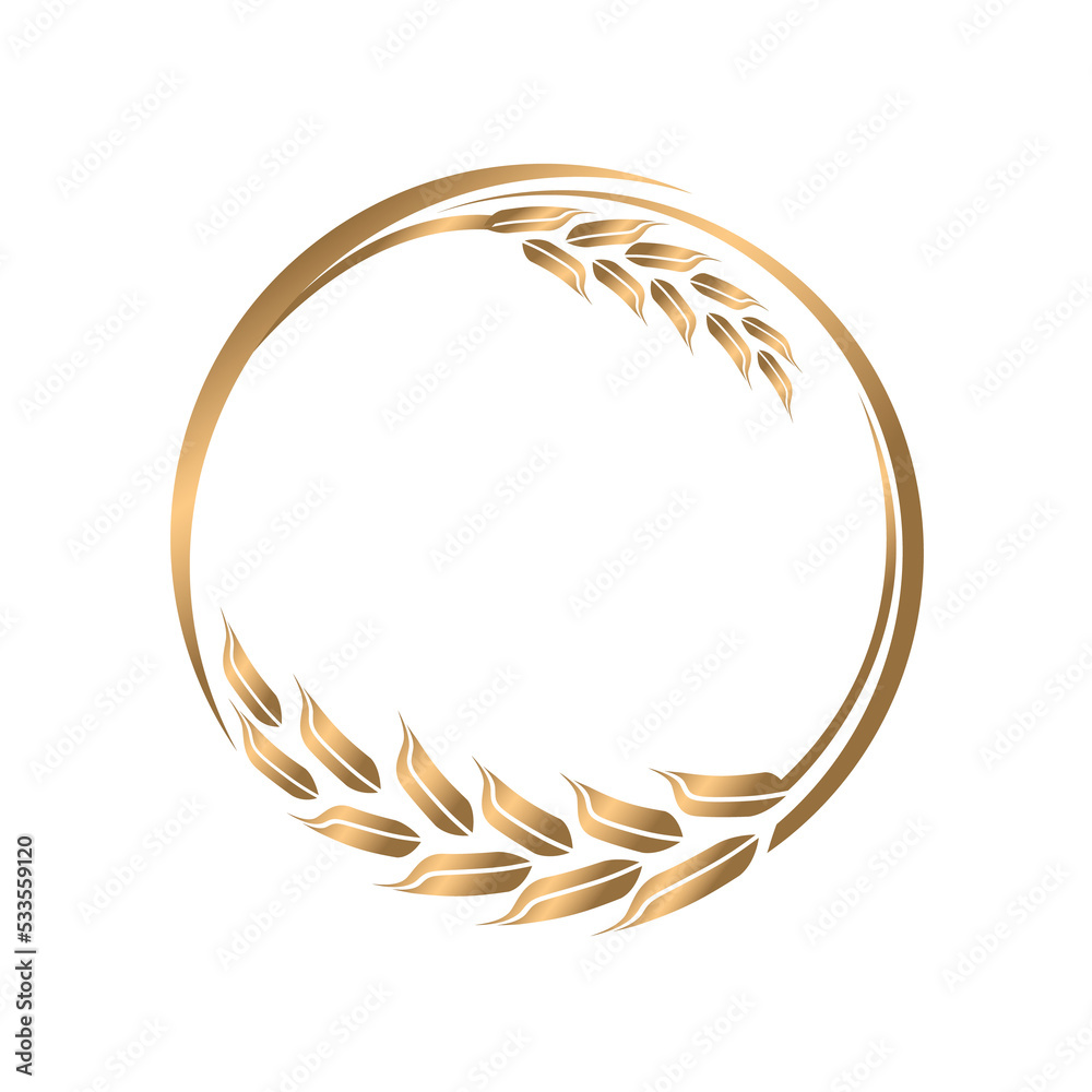 paddy rice premium organic natural product banner logo vector design paddy rice premium organic natural product banner logo vector design