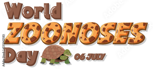 World zoonoses day poster design