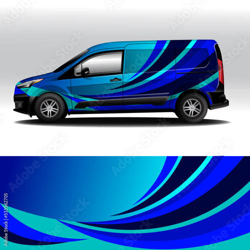 Mini van wrap design