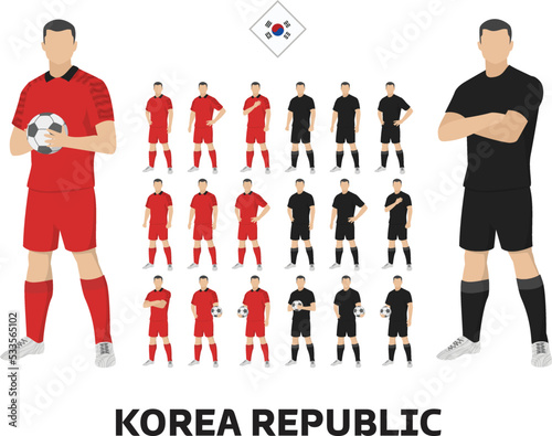 Korea Republic Football Team Kit, Home kit and Away Kit