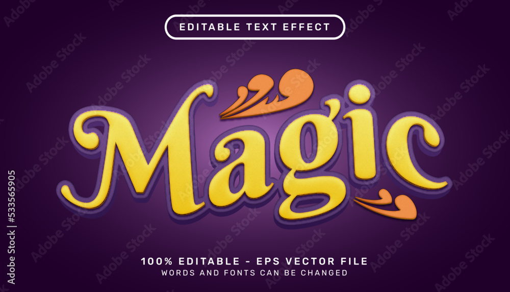 magic 3d text effect and editable text effect magic 3d text effect and editable text effect