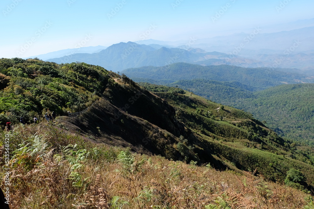Natural landscape of Doi Inthanon national park- The Highest mountain peak in Chiang Mai, Thailand Natural landscape of Doi Inthanon national park- The Highest mountain peak in Chiang Mai, Thailand