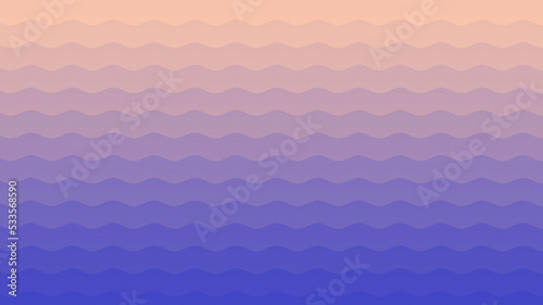 Simple seamless gradient wavy line pattern background