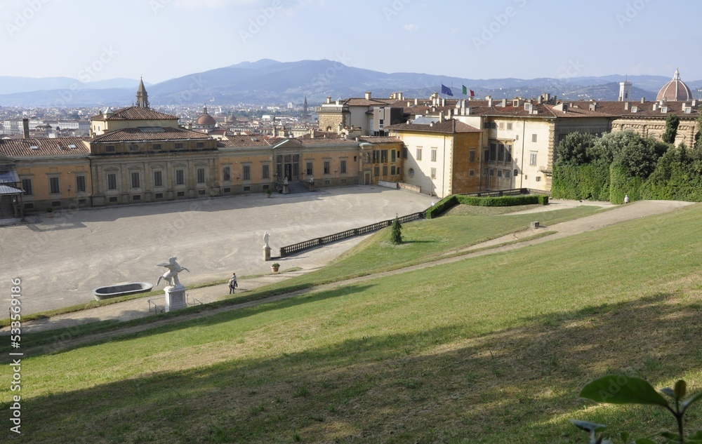 Naklejka premium Pałac Medyceuszy w Florencji.