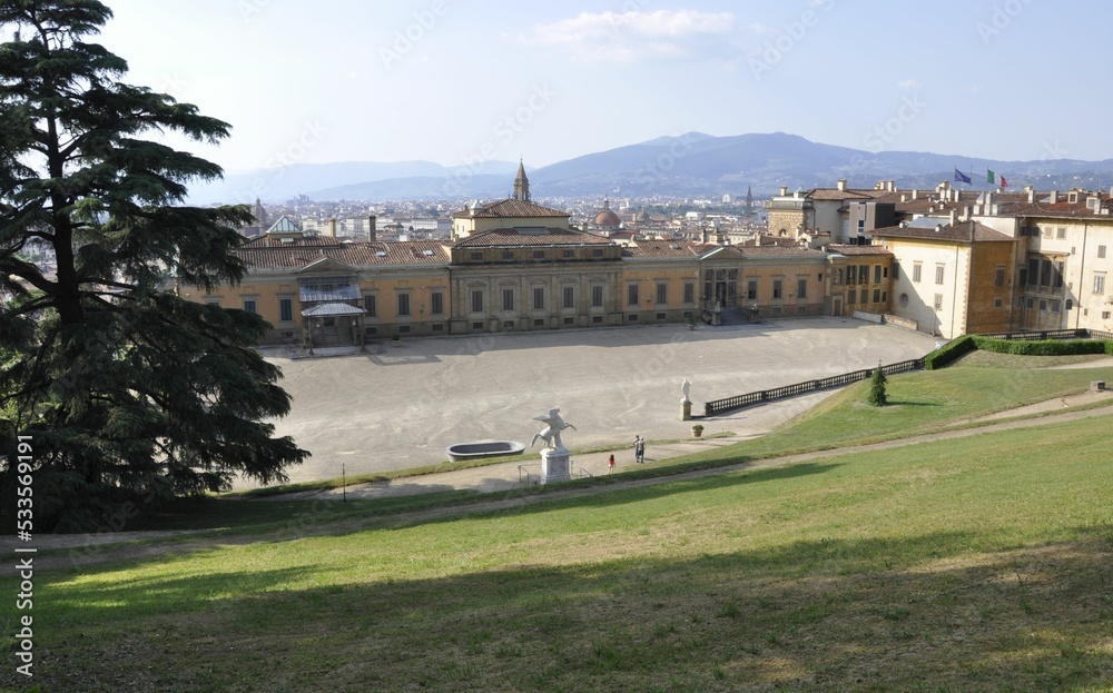 Fototapeta premium Pałac Medyceuszy i rodu Pitti.