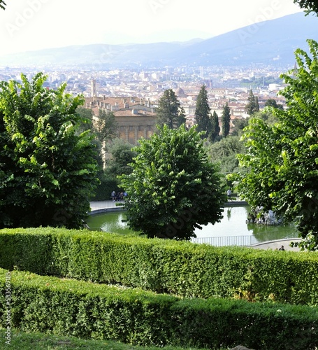 Ogród Medyceuszy w Florencji.