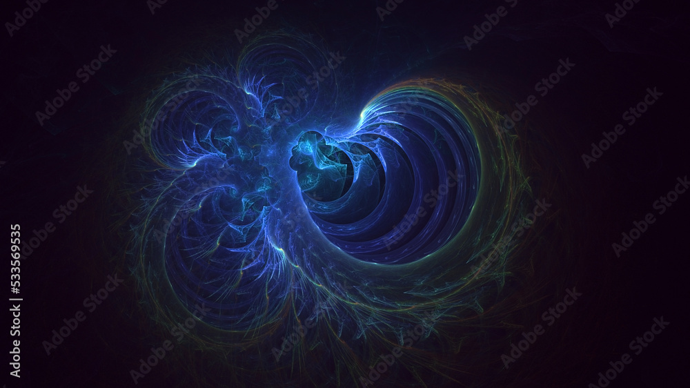 3D rendering abstract colorful fractal light background 3D rendering abstract colorful fractal light background