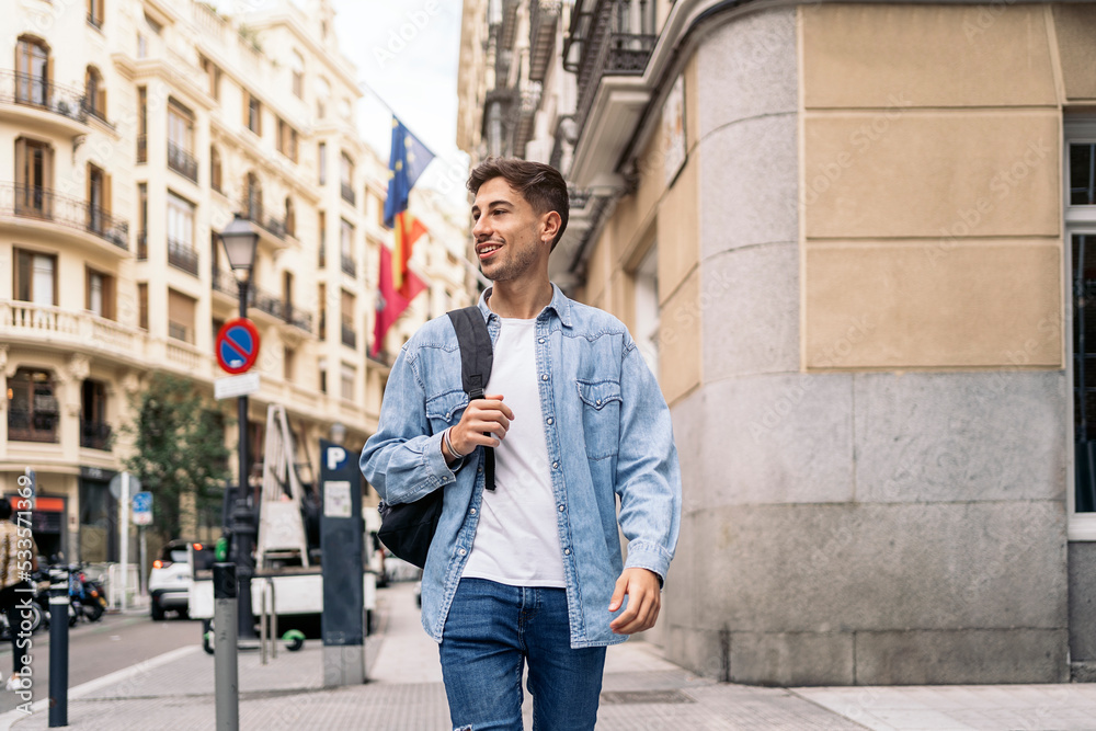 Handsome Young Man in the City Handsome Young Man in the City