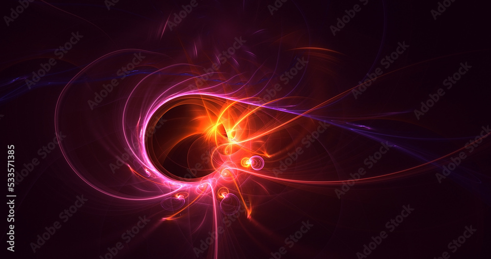 3D rendering abstract multicolor fractal light background 3D rendering abstract multicolor fractal light background