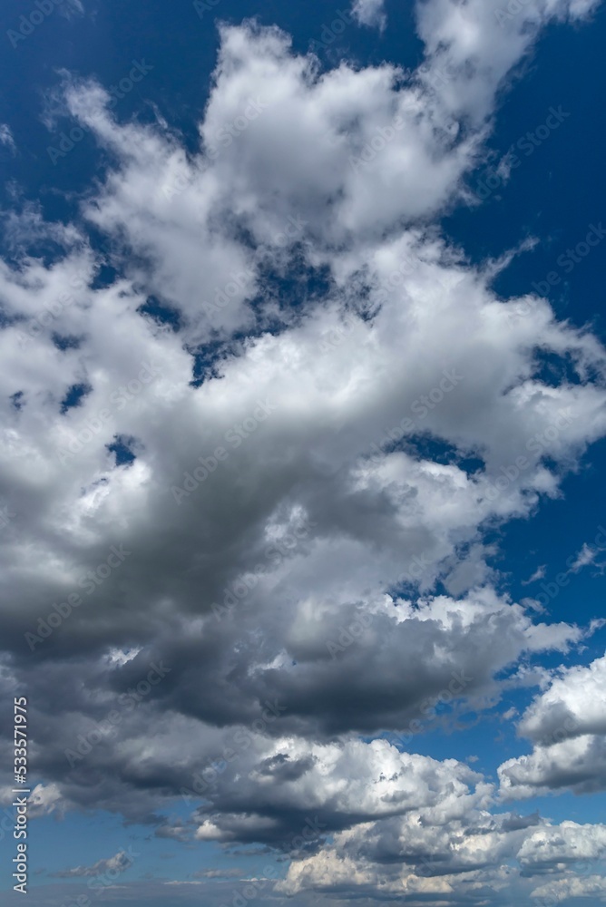 Rain clouds (Nimbostratus), Lower Saxony, Germany, Europe Rain clouds (Nimbostratus), Lower Saxony, Germany, Europe