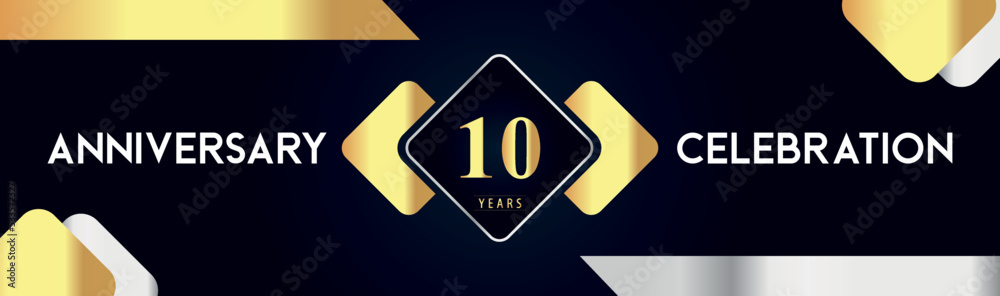 10 years anniversary celebration background. Premium design for poster, banner, booklet, marriage, weddings, birthday party, celebration event, graduation, jubilee, ceremony, holiday. 10 years anniversary celebration background. Premium design for poster, banner, booklet, marriage, weddings, birthday party, celebration event, graduation, jubilee, ceremony, holiday.