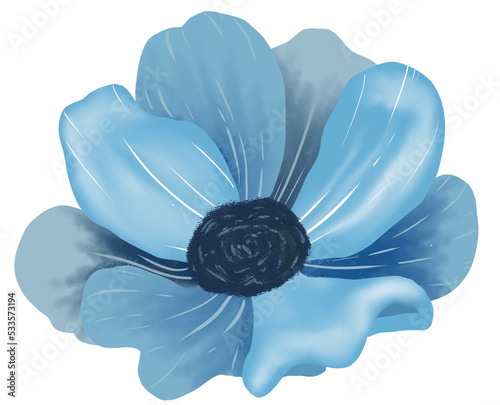 blue flower