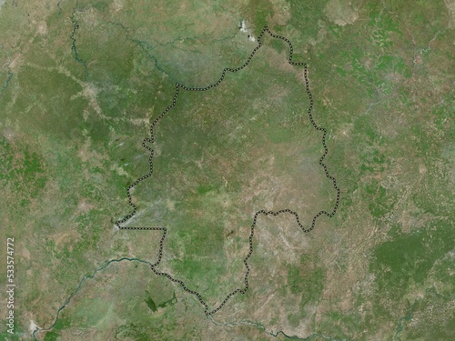 Ouaka, Central African Republic. High-res satellite. No legend photo