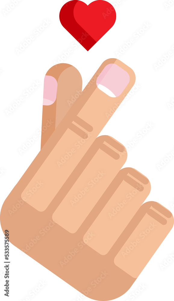 hand with heart hand with heart