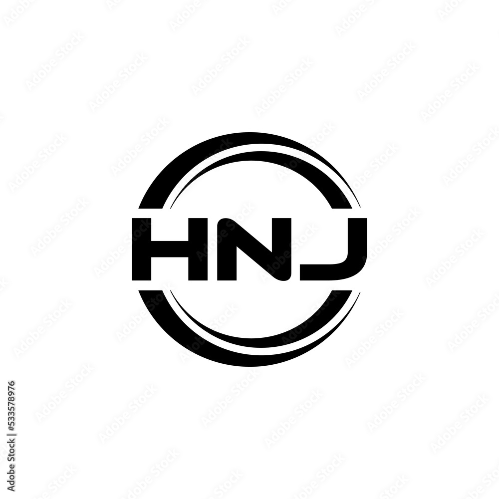 HNJ letter logo design with white background in illustrator, vector logo modern alphabet font overlap style. calligraphy designs for logo, Poster, Invitation, etc. HNJ letter logo design with white background in illustrator, vector logo modern alphabet font overlap style. calligraphy designs for logo, Poster, Invitation, etc.