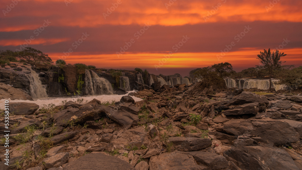 Obraz premium 14 falls in Thika Kenya Africa