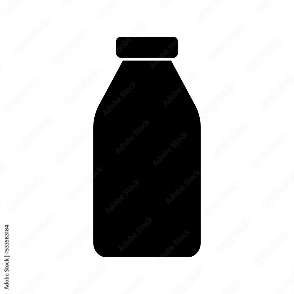 Milk Bottle icon vector design template Milk Bottle icon vector design template