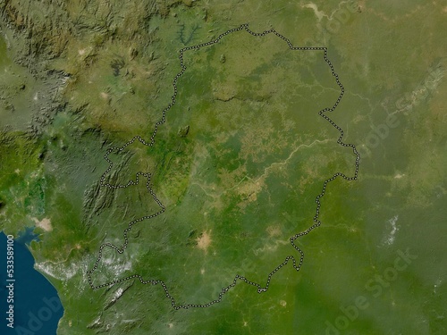 Centre, Cameroon. Low-res satellite. No legend photo