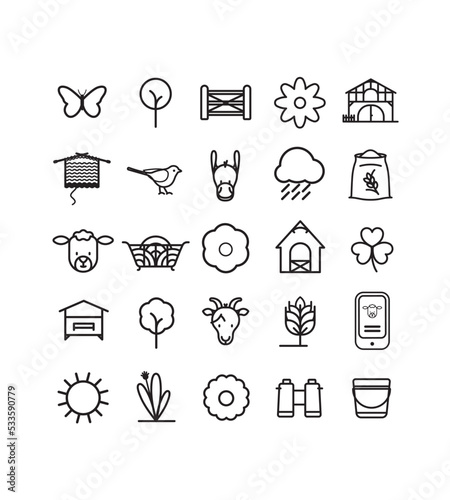 Logo label pour entreprise éco-pâturage, tonte des espaces-verts, solution écologique, zérophyto, protection de l'environnement, sauvegarde des espèces, identité de marque, picto, sticker