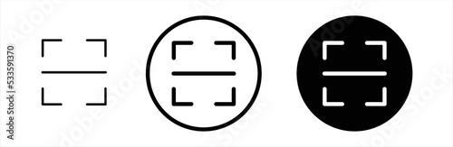 Scan qr code icon. Scaning qr code icon set. Scanning code sign. Code scanner icon. Barcode icons. Vector illustration.