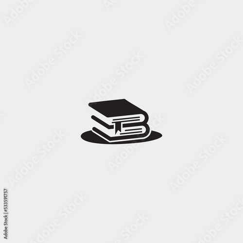 Library Book Logo Design