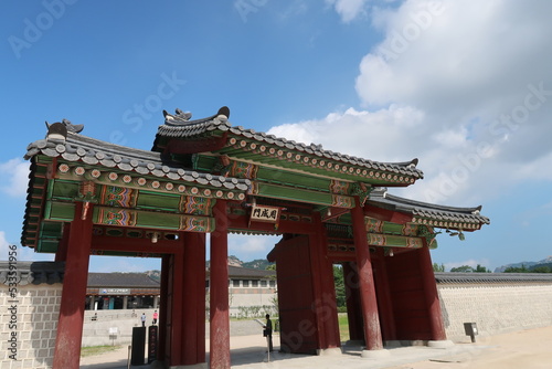 Korea traditional building design