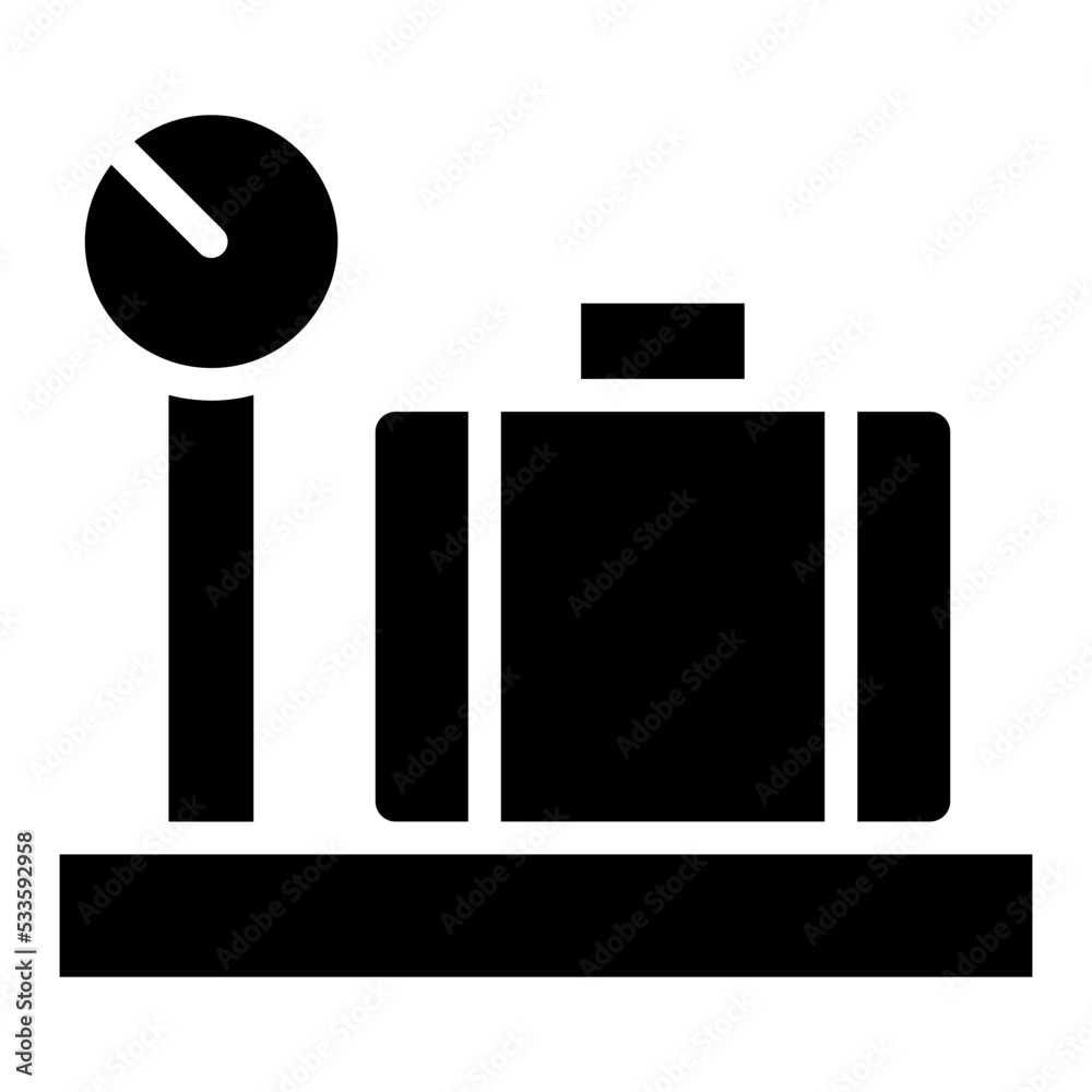 luggage check icon luggage check icon