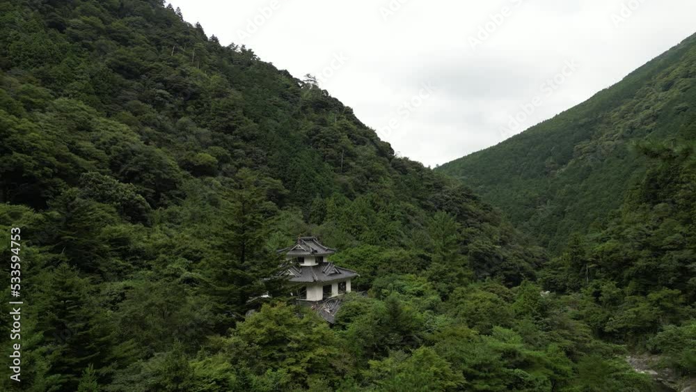 廃城 ドローン空撮 廃城 ドローン空撮