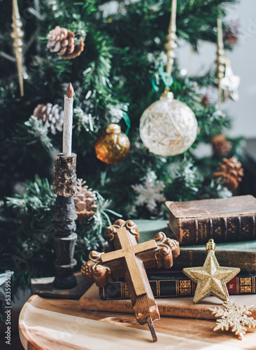 アンティークなクリスマスツリー
