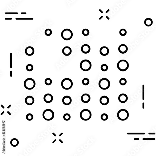 Sound Bars Line Vector Icon