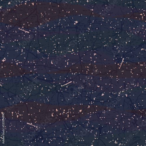 Seamless repeating pattern of night sky