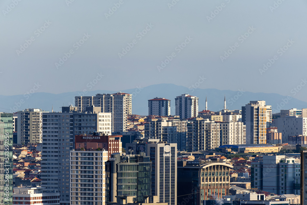ISTANBUL, TURKEY - September  24 2022: 2022 world economic crisis, crisis in the housing sector. Great rise in rental and sale building prices.