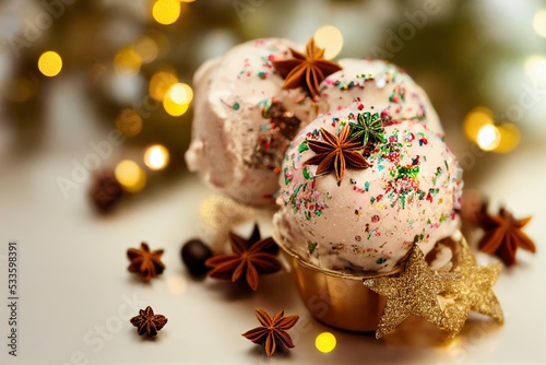 The ice cream of your dreams, christmas spices. Digital art - more tasty than the real thing - If that's even possible