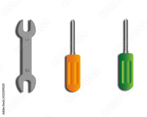 Screwdriver And Wrench
