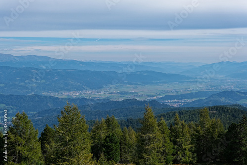 a cloudy day in the mountains