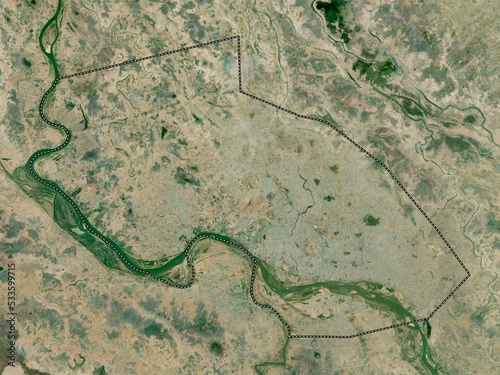 Ville de N'Djamena, Chad. High-res satellite. No legend