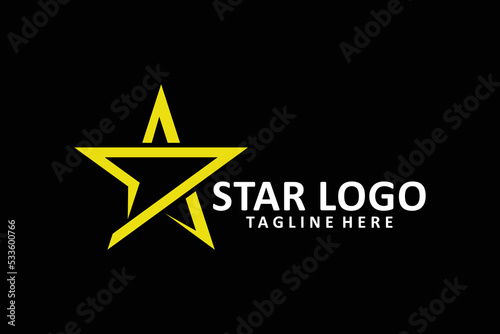 star logo design vector isolated